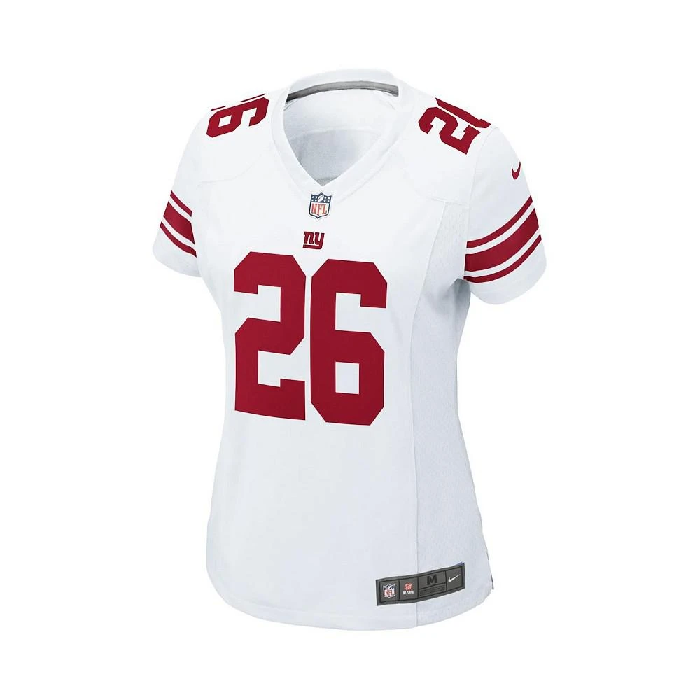 商品NIKE|Women's Saquon Barkley White New York Giants Game Jersey,价格¥740,第2张图片详细描述