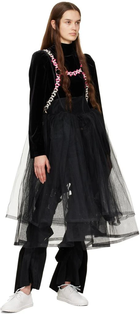 商品Noir Kei Ninomiya|Silver & Pink Pin & Pearl Harness,价格¥2110,第4张图片详细描述