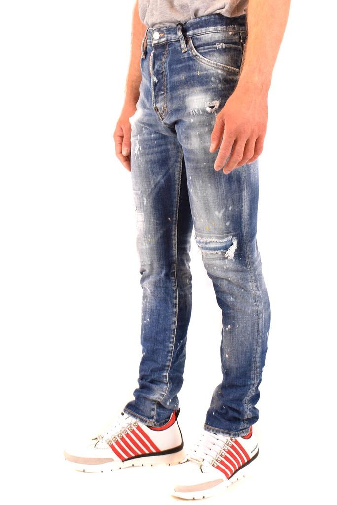 Dsquared2 Men's  Blue Cotton Jeans商品第4张图片规格展示