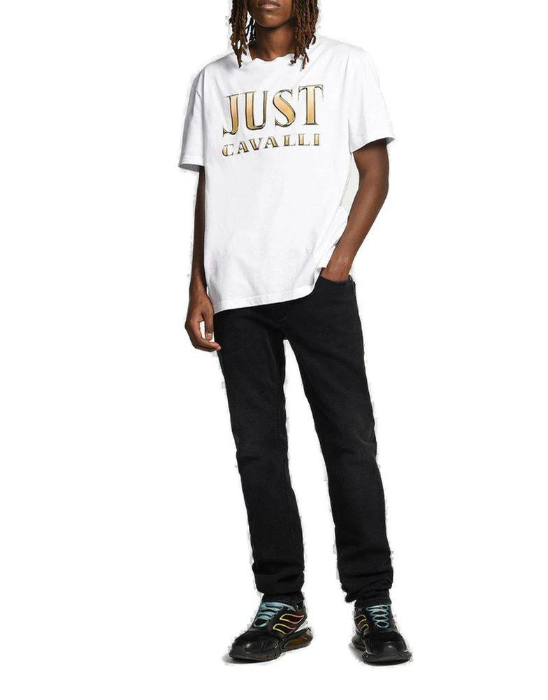 商品Just Cavalli|Just Cavalli Logo Printed Crewneck T-Shirt,价格¥789,第1张图片