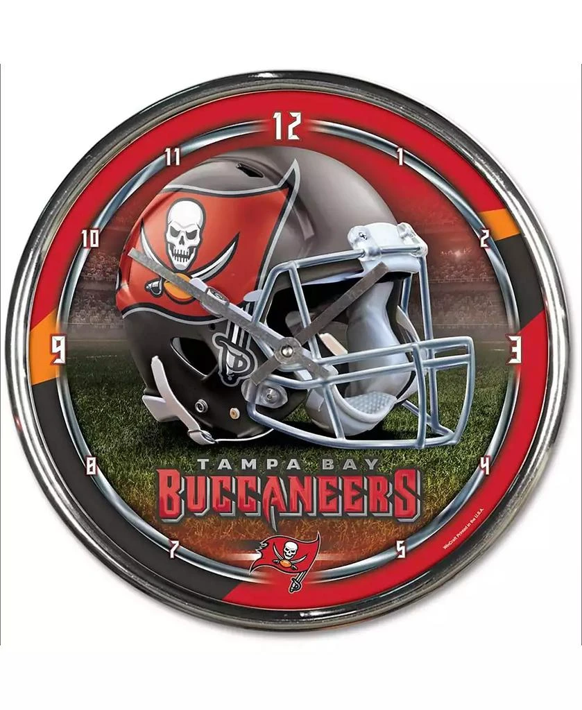 商品Wincraft|Tampa Bay Buccaneers Chrome Wall Clock,价格¥217,第1张图片