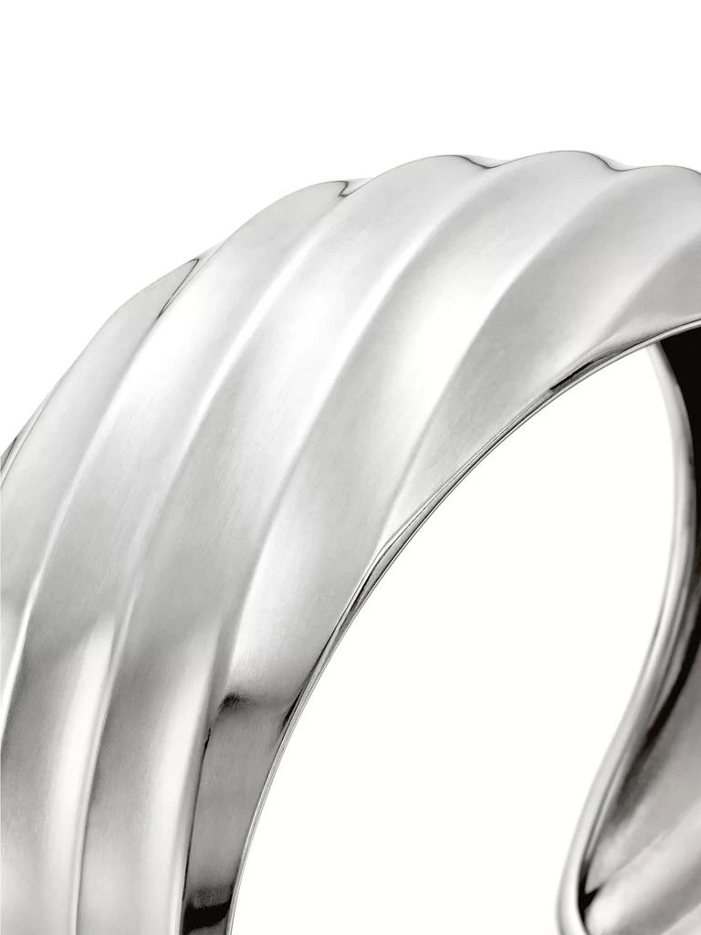 Cable Edge Cuff Bracelet in Sterling Silver, 24MM 商品