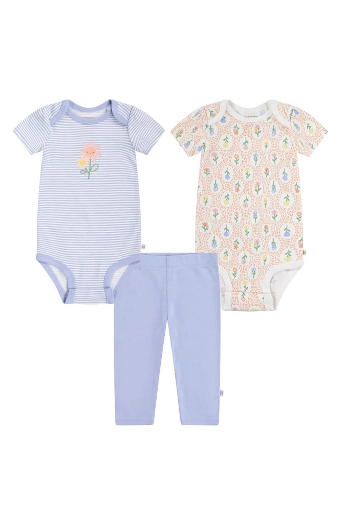 商品Huggies|3-Piece Organic Cotton Bodysuit & Pants Set,价格¥37,第1张图片