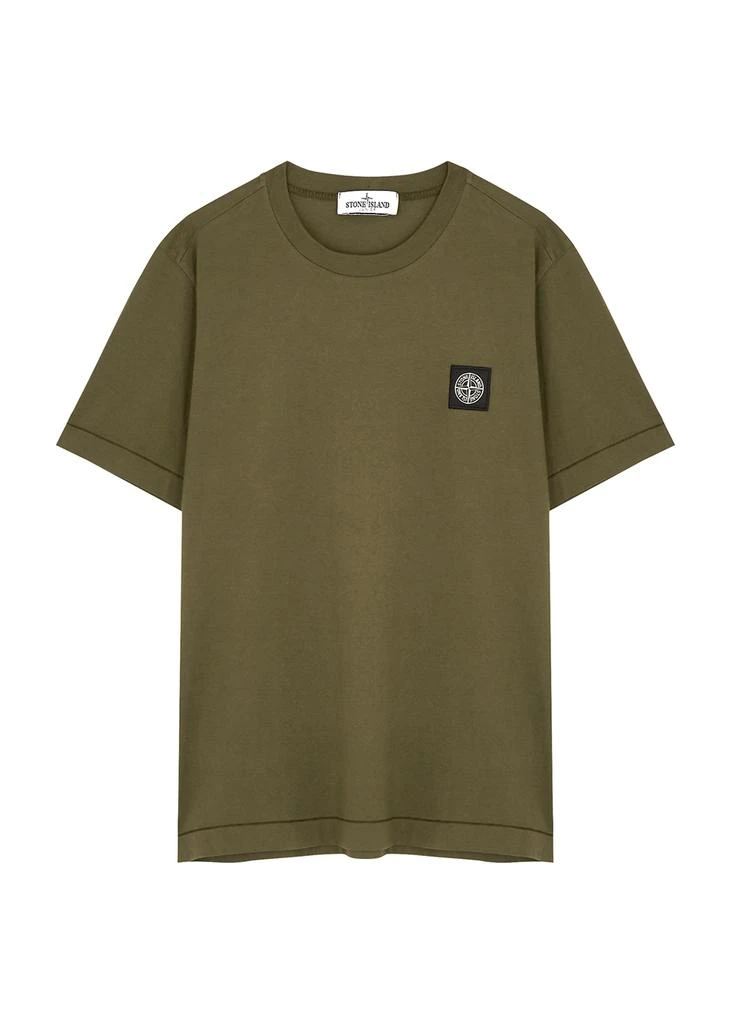 商品Stone Island|KIDS Logo cotton T-shirt (10-12 years),价格¥483,第1张图片