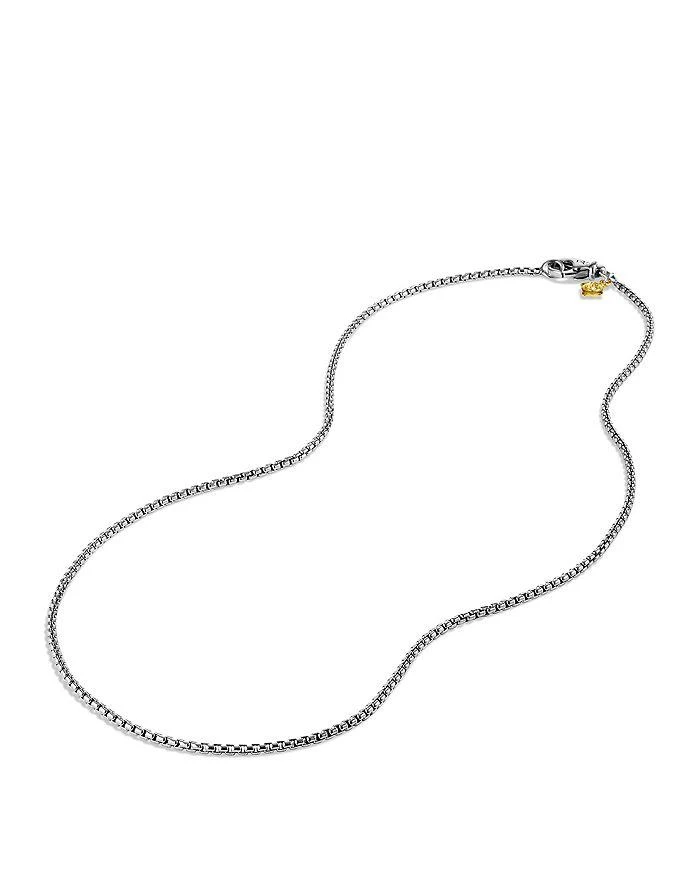 商品David Yurman|Baby Box Chain with Gold,价格¥1340,第2张图片详细描述
