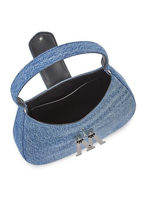 商品Alexander Wang|Small W Legacy Denim Hobo Bag,价格¥4657,第5张图片详细描述