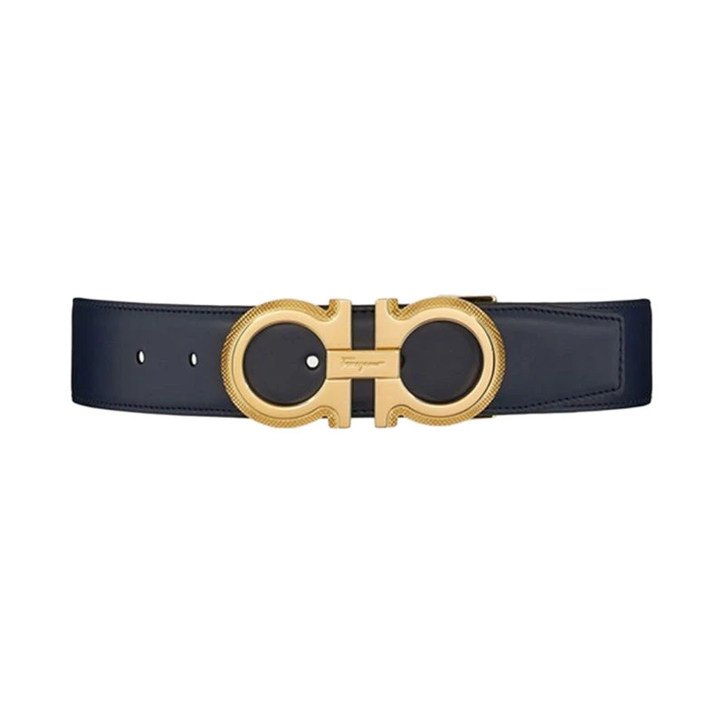 商品Salvatore Ferragamo|SALVATORE FERRAGAMO 黑色男士腰带 67-0141-754463,价格¥2608,第1张图片