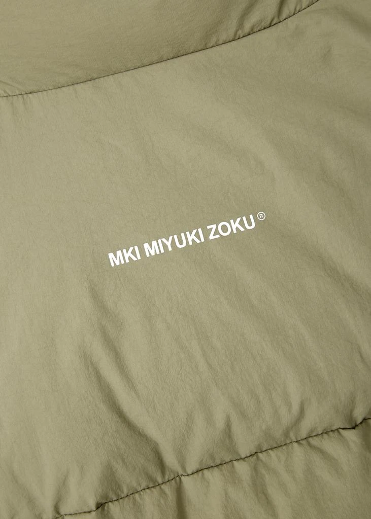 商品MKI Miyuki Zoku|V2 Bubble green quilted matte shell jacket,价格¥1548,第5张图片详细描述