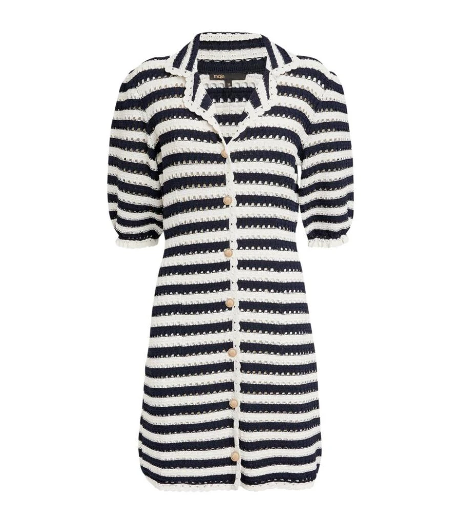 商品Maje|Crochet-Effect Mini Dress,价格¥1367,第1张图片