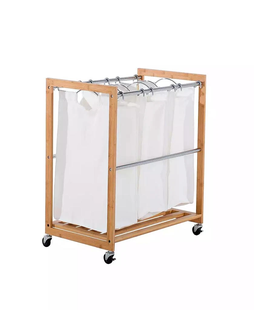 商品TRINITY|3 Bag Bamboo Laundry Cart,价格¥1444,第3张图片详细描述