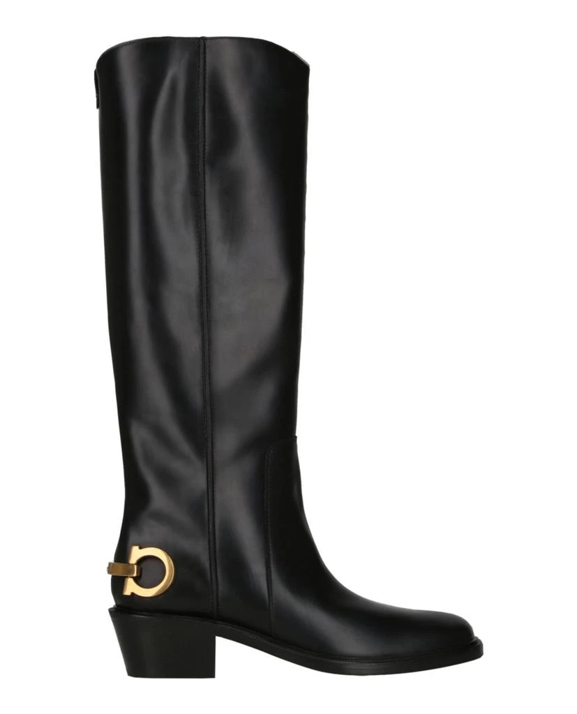 商品Salvatore Ferragamo|Uda Appliqued Boots,价格¥4594,第1张图片