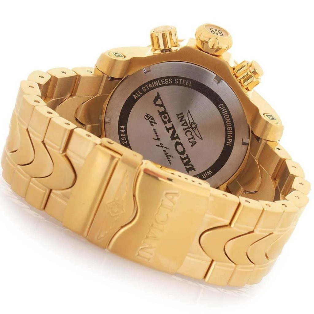 商品Invicta|Invicta Men's Chronograph Watch - Venom Gunmetal Dial Yellow Gold Bracelet | 29644,价格¥1219,第2张图片详细描述