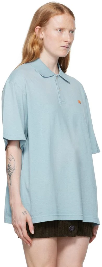 商品Acne Studios|Blue Organic Cotton Polo,价格¥660,第4张图片详细描述