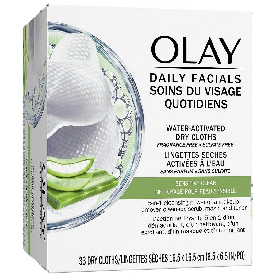 商品Olay|Sensitive Cleansing Cloths No scent,价格¥89,第2张图片详细描述
