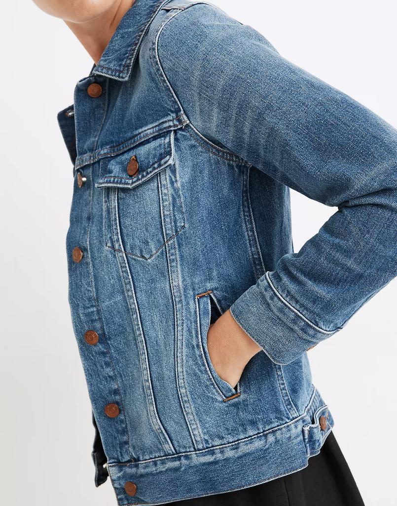 商品Madewell|The Jean Jacket in Pinter Wash,价格¥331,第4张图片详细描述