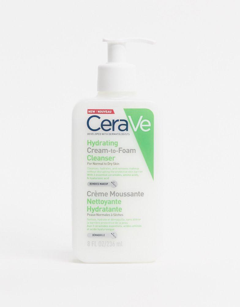 商品CeraVe|CeraVe Hydrating Cream-To-Foam Cleanser for Normal to Dry Skin 236ml,价格¥110,第1张图片
