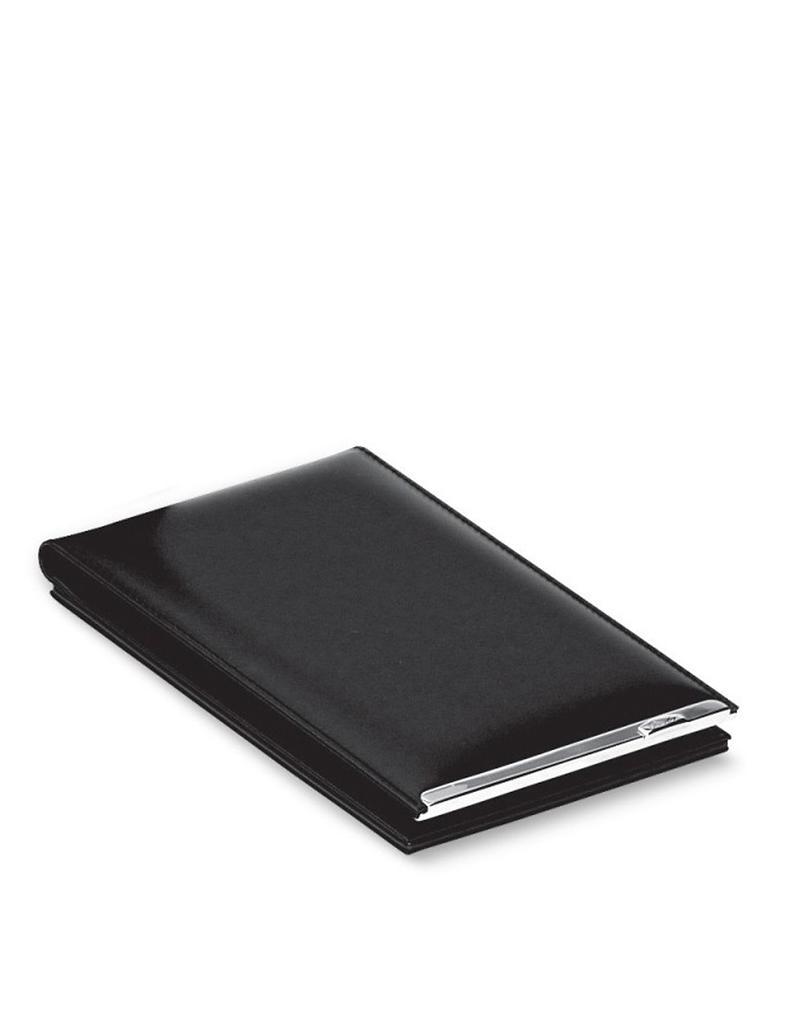 商品Pineider 彼耐德|Black Leather Desk notepad,价格¥2357,第1张图片