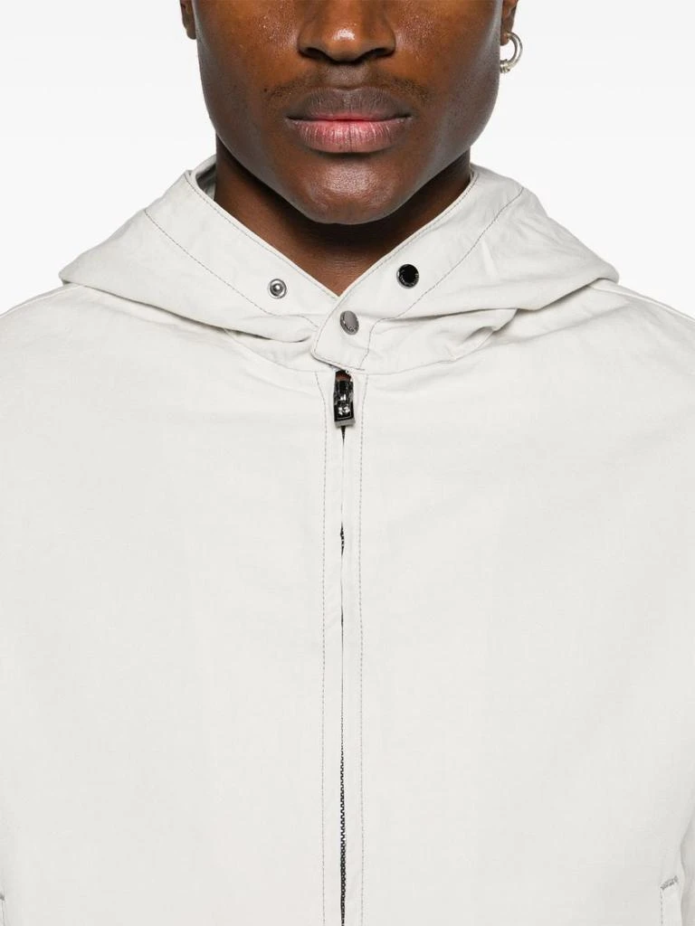 商品Emporio Armani|EMPORIO ARMANI - Cotton Hooded Blouson Jacket,价格¥3129,第5张图片详细描述