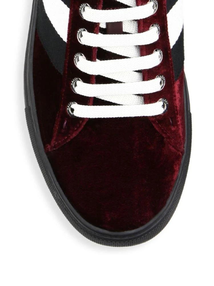 商品Bally|Hedern Velvet High-Top Sneakers,价格¥1791,第3张图片详细描述