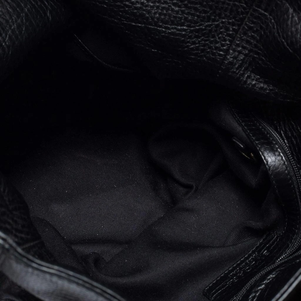 Bvlgari Black Textured Leather Leoni Shoulder Bag 商品
