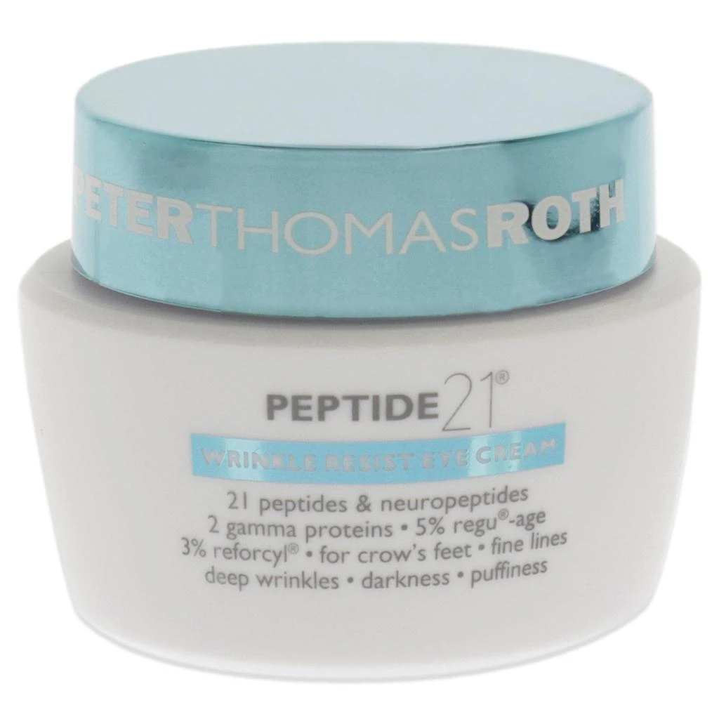 商品Peter Thomas Roth|Peptide 21 Wrinkle Resist Eye Cream by Peter Thomas Roth for Unisex - 0.5 oz Cream,价格¥410,第3张图片详细描述