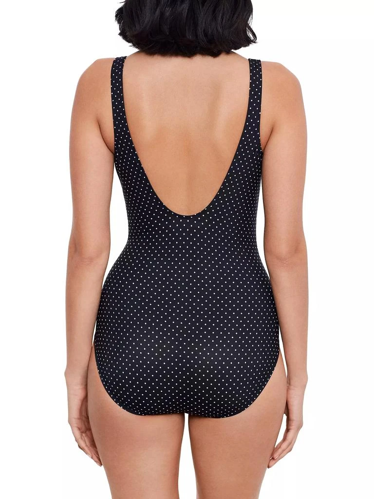 商品Miraclesuit Swim|Pin Point Oceanus One-Piece Swimsuit,价格¥1275,第4张图片详细描述