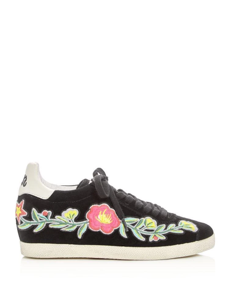 商品Ash|Women's Gull Embroidered Hidden Wedge Lace Up Sneakers,价格¥1184,第2张图片详细描述