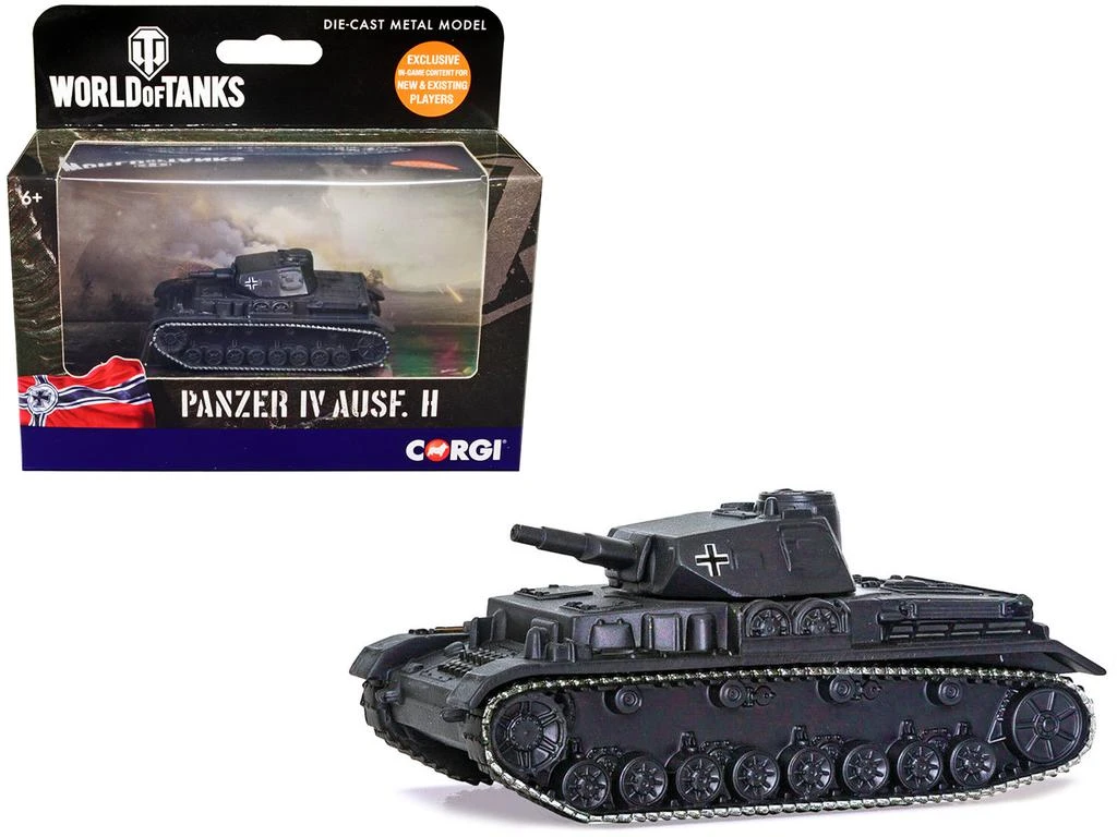 商品Corgi|Panzer IV Ausf. H Medium Tank "World of Tanks" Video Game Diecast Model by,价格¥234,第1张图片