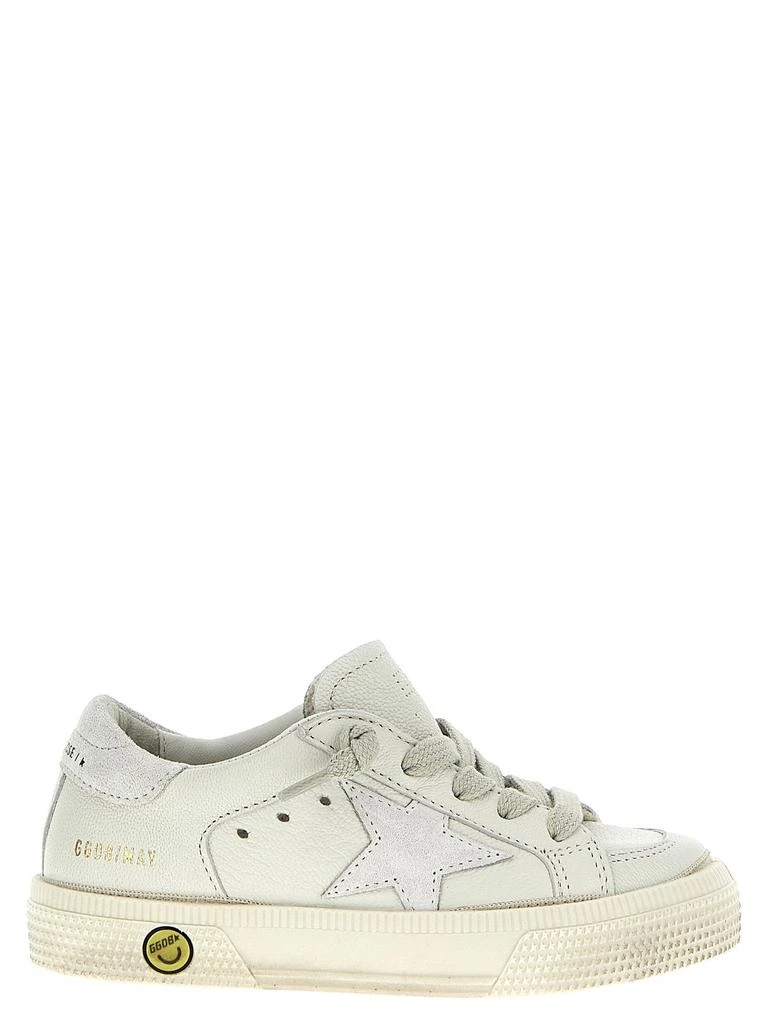 商品Golden Goose|Golden Goose Kids Star-Patch Round Toe Sneakers,价格¥953,第1张图片