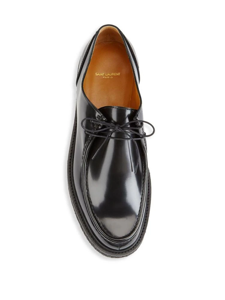 商品Yves Saint Laurent|Hugo Leather Derbys,价格¥6709,第4张图片详细描述