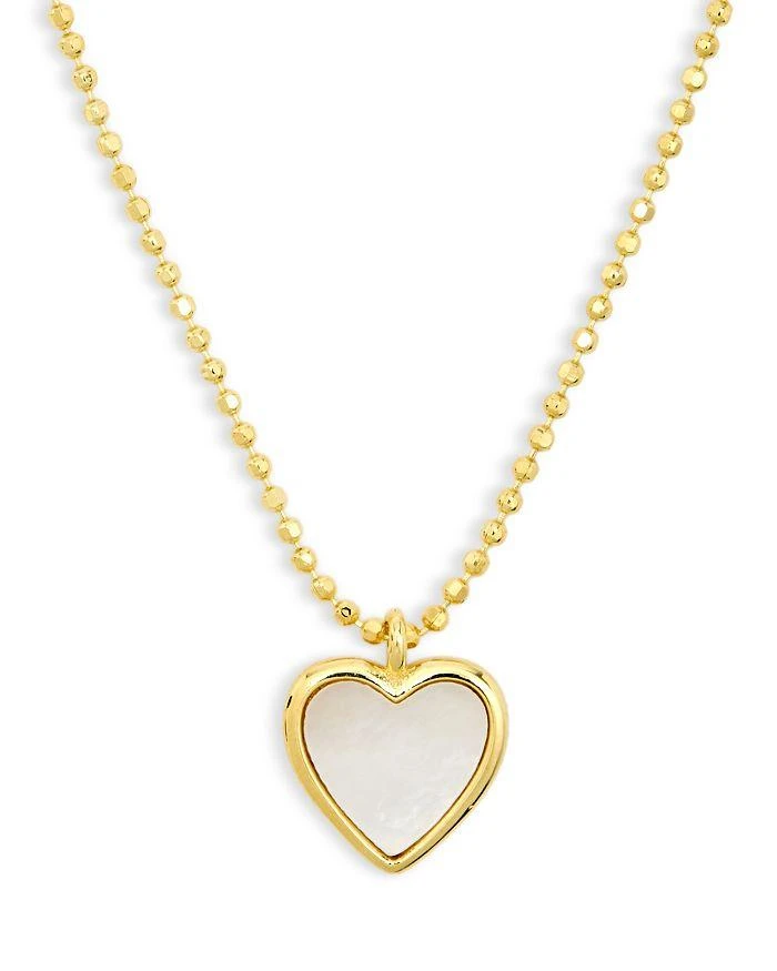 商品Argento Vivo|Mother of Pearl 18K Gold Plated Sterling Silver Necklace, 16-18",价格¥249,第1张图片