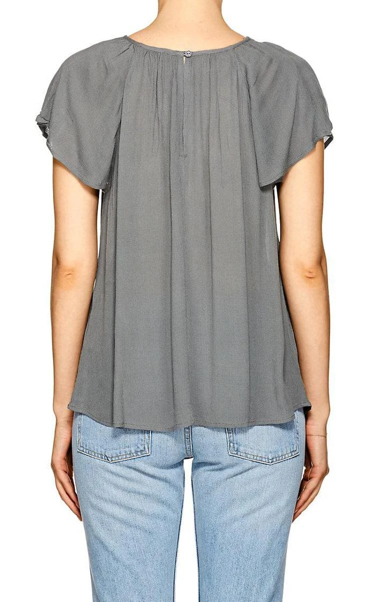 商品Lilla P|Plissé & Lace Top,价格¥180,第2张图片详细描述