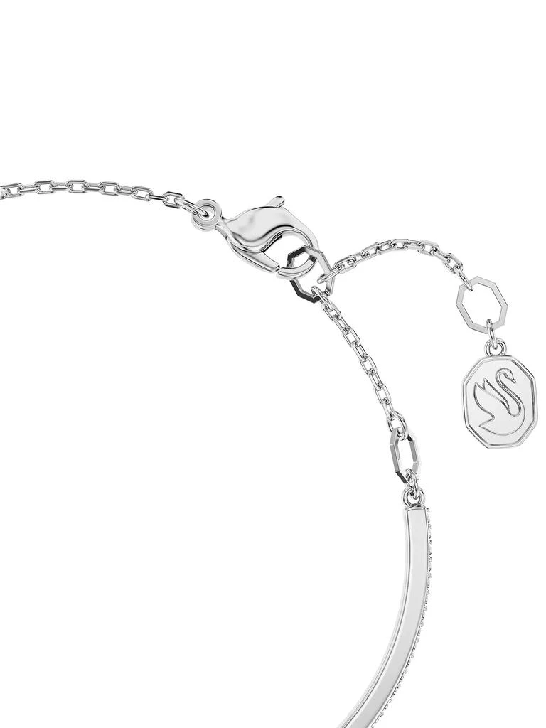 商品Swarovski|Sublima Rhodium-Plated & Swarovski Crystal Crescent Moon Bangle,价格¥1265,第5张图片详细描述