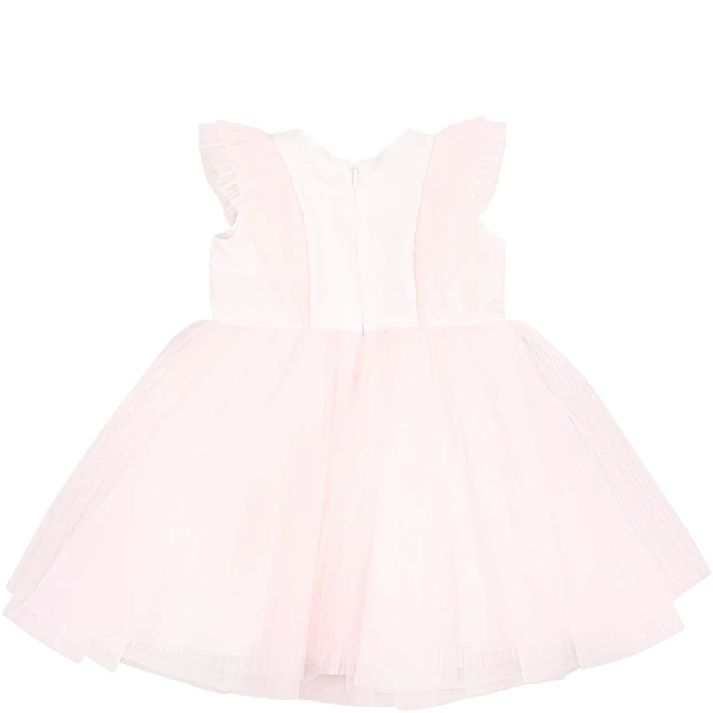 商品MONNALISA|Monnalisa Pink Dress For Baby Girl With Flowers,价格¥1748,第2张图片详细描述