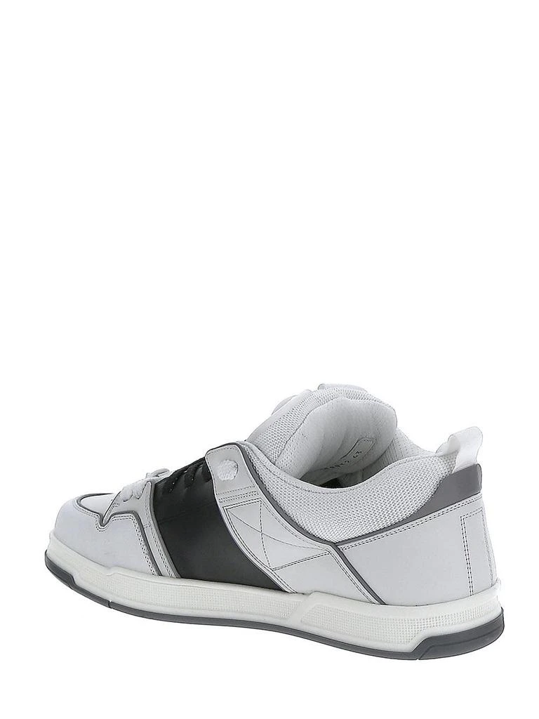 商品Valentino|Open Skate Calfskin And Fabric Sneaker,价格¥4961,第3张图片详细描述