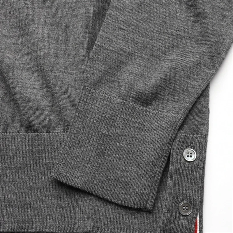THOM BROWNE 灰色男士针织衫/毛衣 MKA002A-Y1014-038 商品