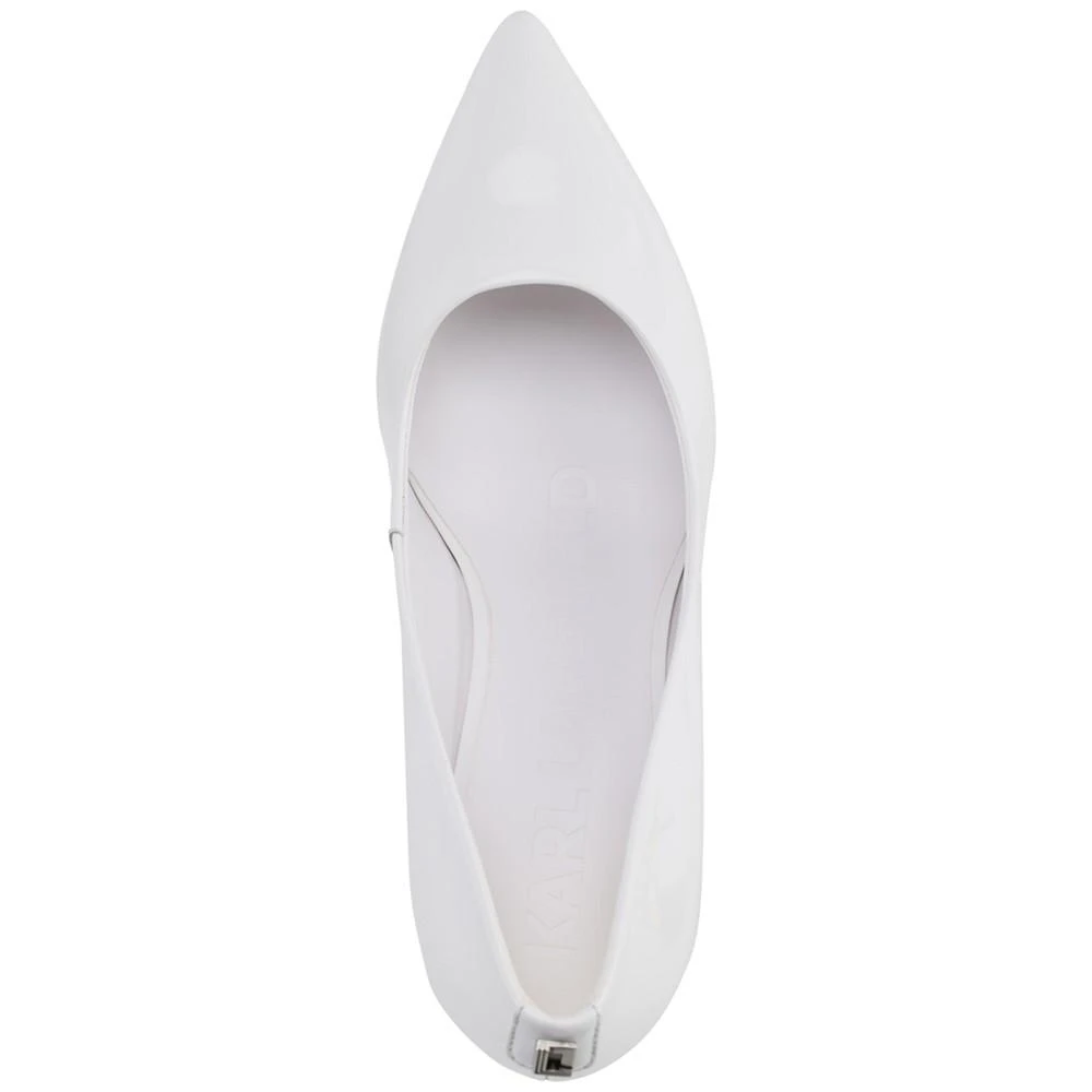 商品Karl Lagerfeld Paris|Women’s Royale Leather Pointer-Toe Pump,价格¥817,第3张图片详细描述