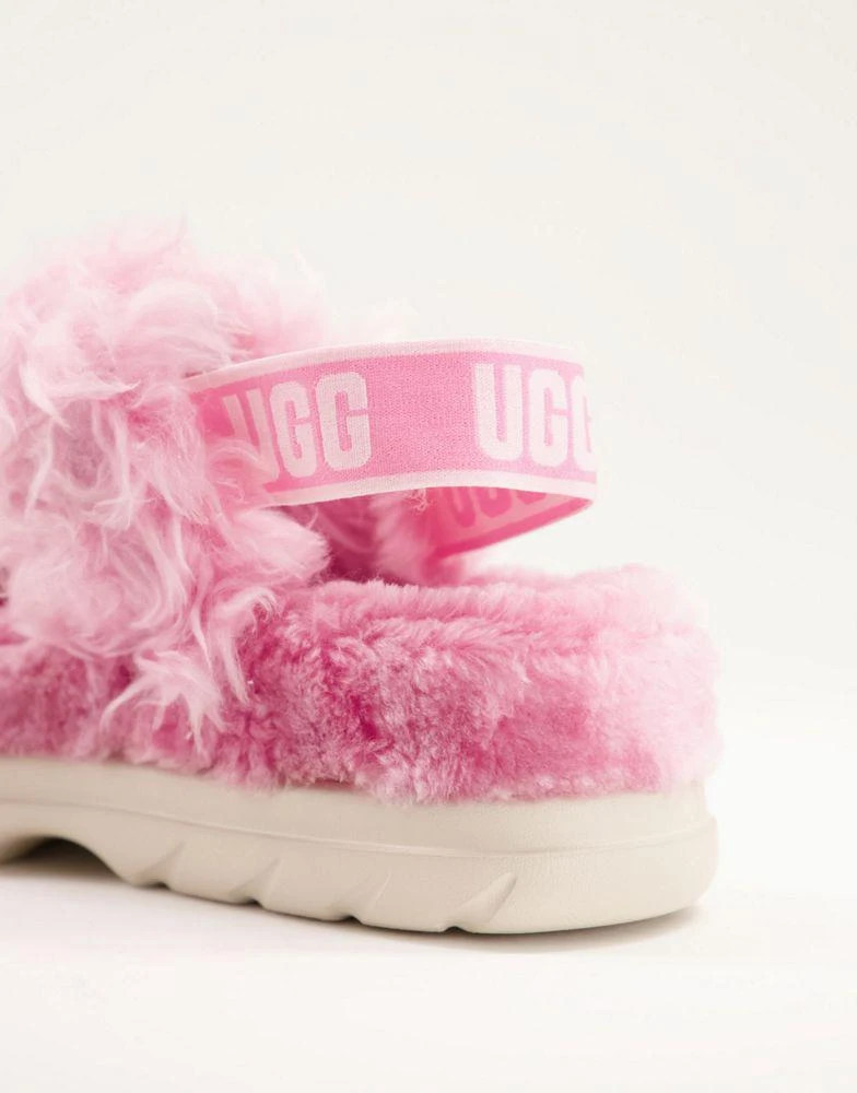 商品UGG|UGG Fluff Sugar sandals in pink - PINK,价格¥478,第2张图片详细描述