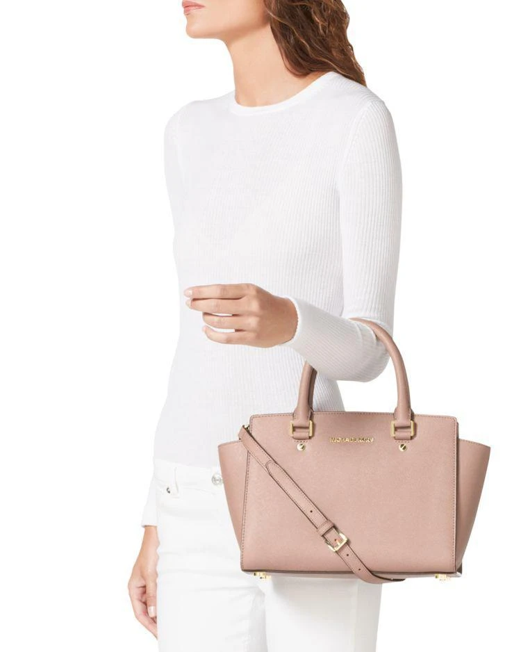商品Michael Kors|塞尔玛系列顶部带拉链的中款背包,价格¥2214,第2张图片详细描述