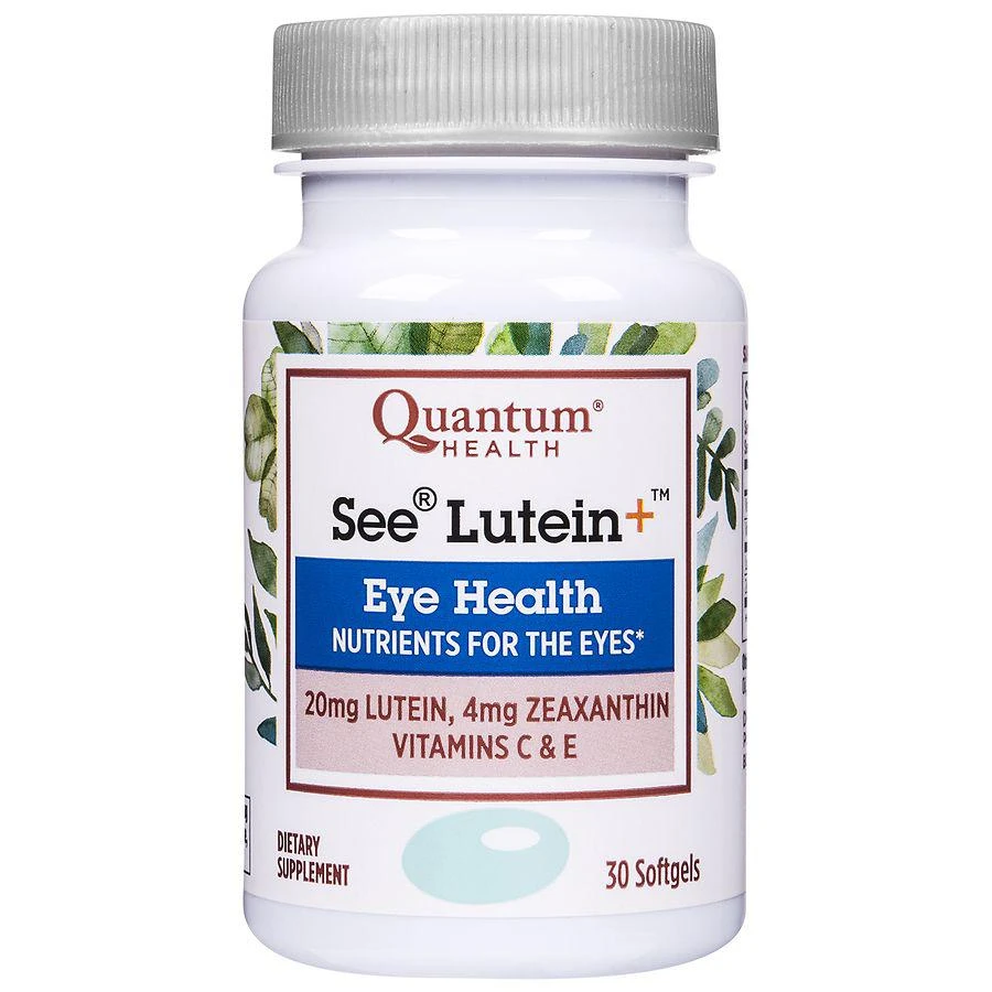 商品Quantum Health|See Lutein + Eye Supplement,价格¥122,第1张图片