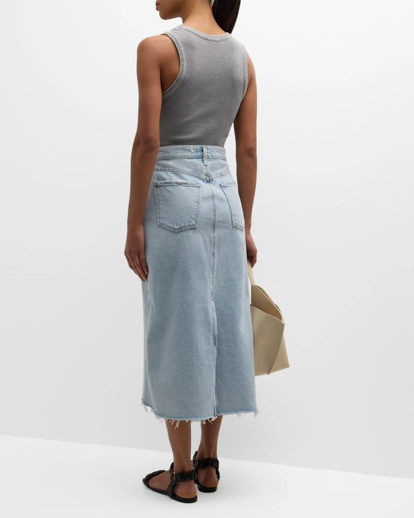 商品AGOLDE|Della Denim Midi Skirt,价格¥2059,第4张图片详细描述