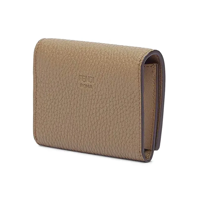 FENDI 女士浅棕色牛皮名片夹 8M0425-A91B-F1F20 商品