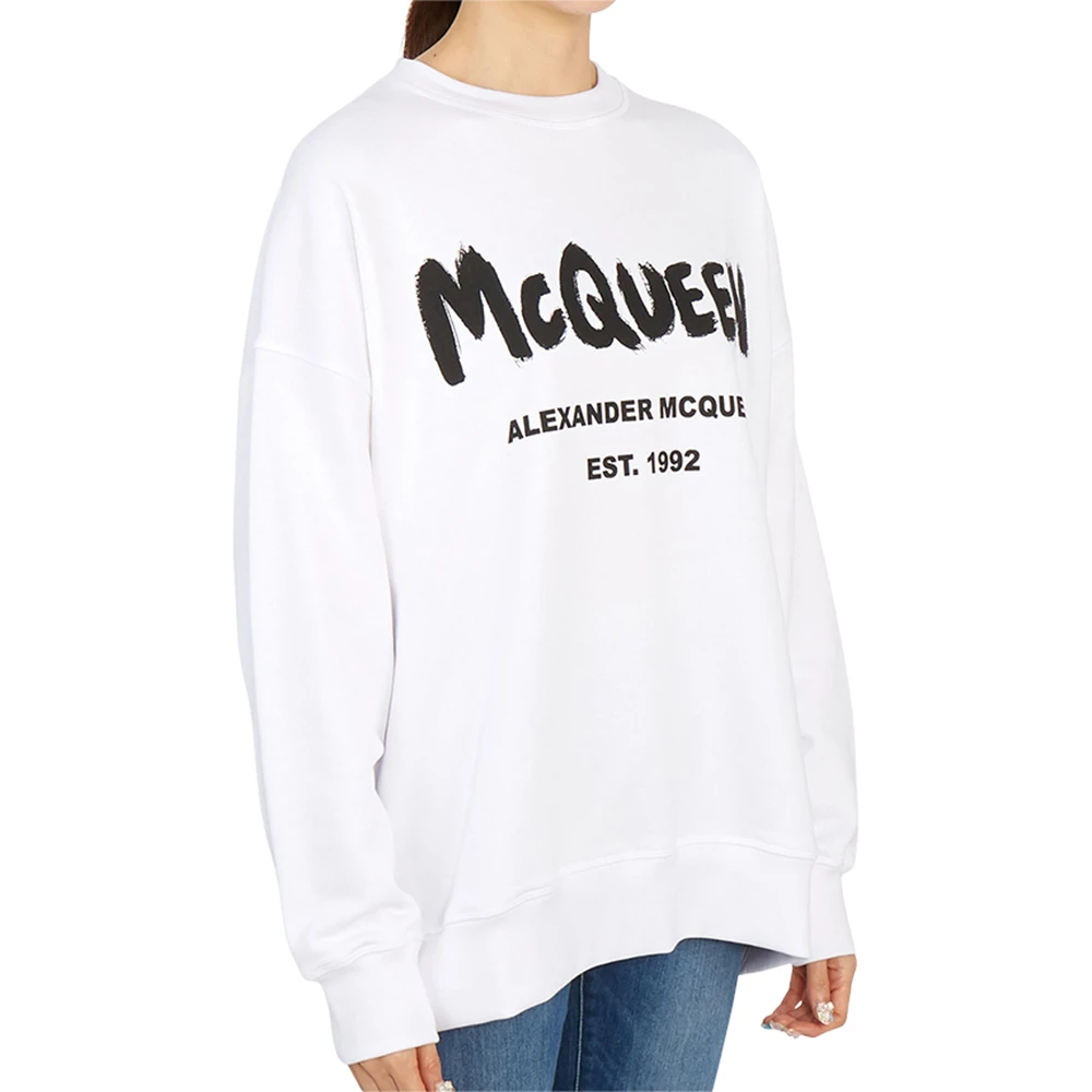 ALEXANDER MCQUEEN 白色女士卫衣/帽衫 659975-QZADI-0909 商品