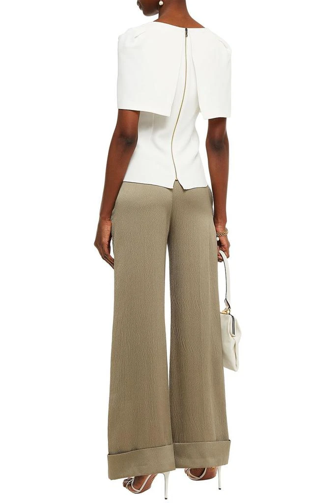 商品ROLAND MOURET|Fraser hammered silk-blend satin wide-leg pants,价格¥1777,第1张图片