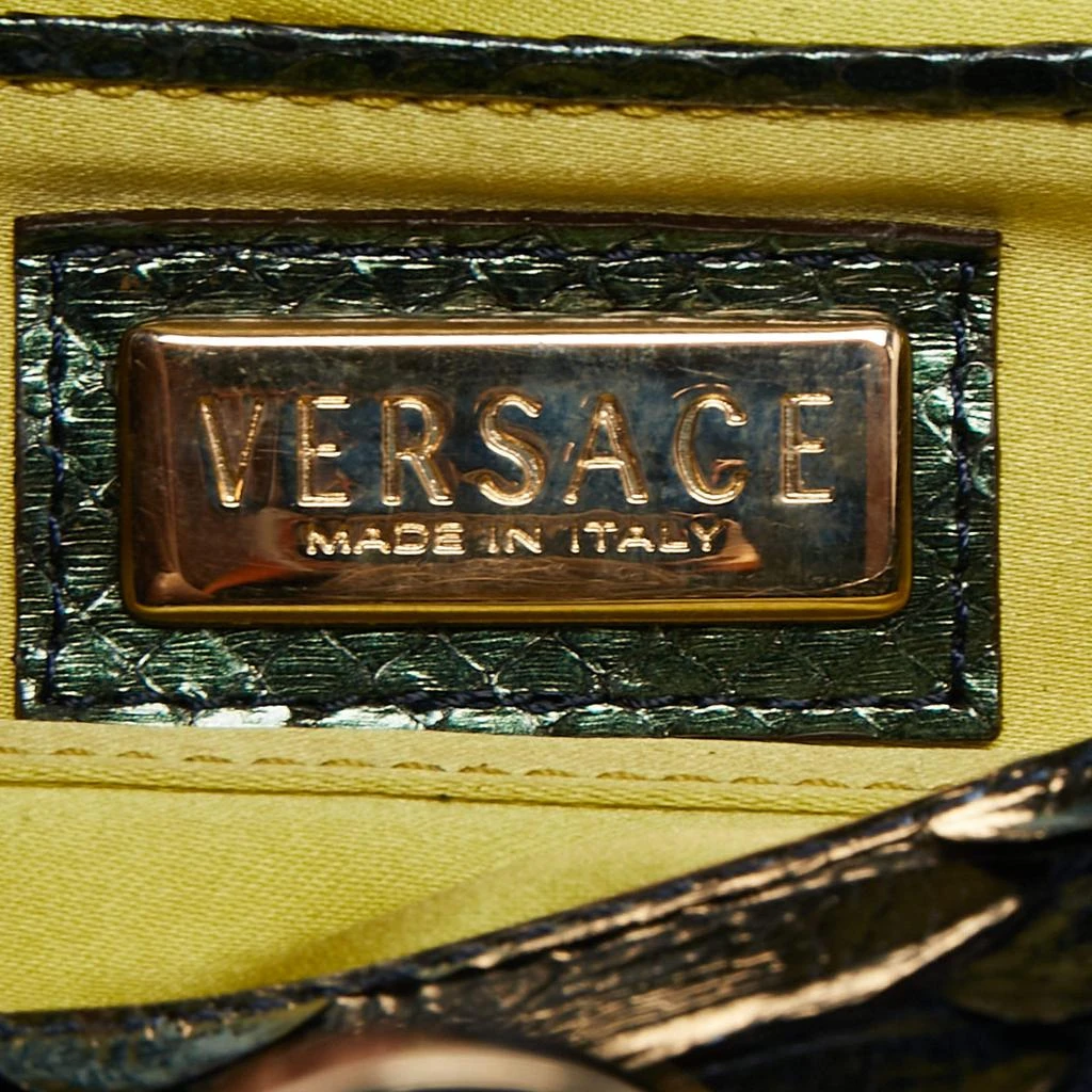 Versace Multicolor Python Buckle Clutch 商品