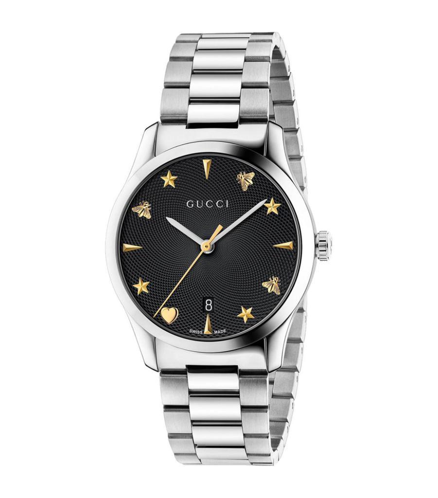 商品Gucci|Steel G-Timeless Watch 38mm,价格¥8249,第1张图片