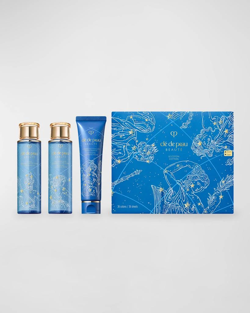 商品Cle de Peau|Limited Edition Radiant Sky Cleansing Trio Set,价格¥660,第1张图片