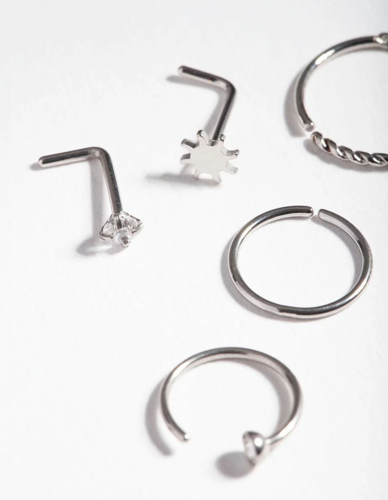 商品Lovisa|Surgical Steel Sun Twist Nose Jewellery Pack,价格¥191,第2张图片详细描述