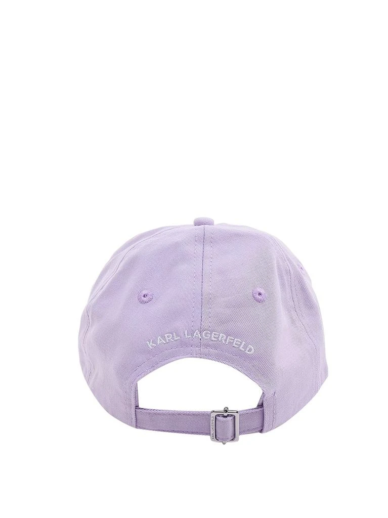 商品Karl Lagerfeld Paris|Karl Lagerfeld Ikonik 2.0 Logo Patch Baseball Cap,价格¥204,第2张图片详细描述