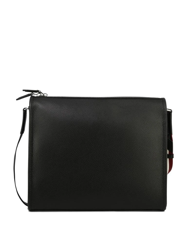 商品Bally|Code Messenger Crossbody Bags Black,价格¥3425,第3张图片详细描述